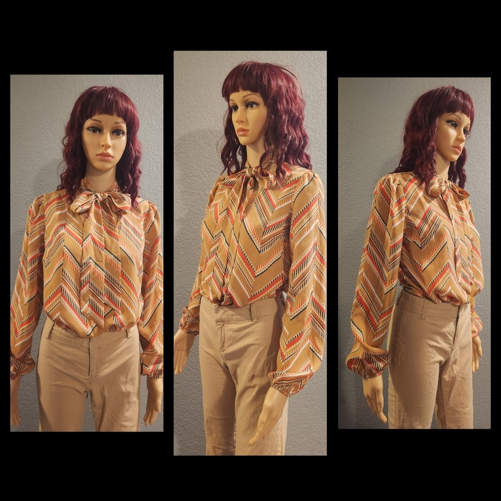 Retro Pussybow Blouse
